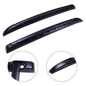 Usdealsparts 10033598 2x Cross Bars Top Set Fits Toyota Tacoma Double Cab 2005-2008 Rail Rack Black