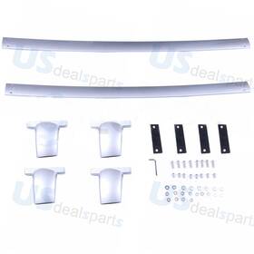 10034145 Usdealsparts 2x Top Aluminum Racks For Nissan Pathfinder Silver Luggage Carrier Bar