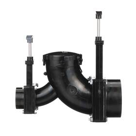 Valterra Products Llc 019079000804 T80 - Ell Black Double Rotating Valve 3 Inch Hub X 1-1/2 Bayonet