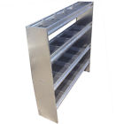 Sa6050-4 Vantech Shelving Unit Angled Wide 60 " Height 50 Aluminum