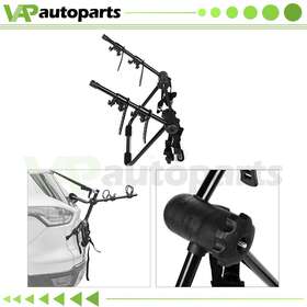 Vap16077700us Vap-autoparts Aluminum Black Durable Kit 2 Rear Bicycle Bike Roof Rack Car Carrier-iron New