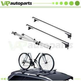 Vap83329200us Vap-autoparts Baggage Carrier For Silver 50 Inch Universal Roof Rack Cargo Crossbars Bike
