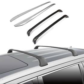Vap83811600us Vap-autoparts Roof Rail Black Cross Bar For 2014-2019 Toyota Highlander Limited / Xle