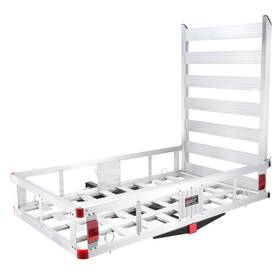 Vevor 197988270065 Hitch Cargo Carrier 500lb Capacity 50 X 29.5 8.7 Inch Aluminum Rack 500lbs