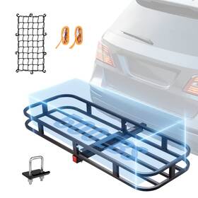 Vevor 840349901626 Hitch Cargo Carrier 53 X 19 5 In 500lb Capacity Steel Rack Trailer Mount Vevor 840349901626 Hitch Cargo Carrier 53 X 19 5 In 500lb Capacity Steel Rack Trailer Mount