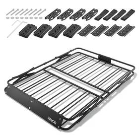 Hksxlkhjg463k5i39001 Vevor Roof Rack Cargo Basket 46 X 36 4 In Heavy Duty Carrier Folding