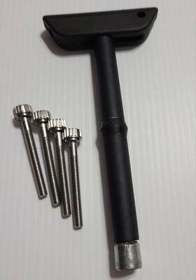 6q0-071-737-g Volkswagen Oem Vw Torx Wrench And Bolts Kit For Roof Rack 11-14 Jetta Sedan