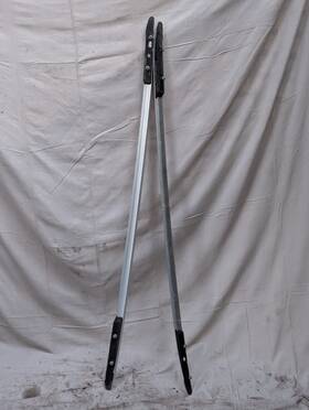 7p6-860-044-b-sty Volkswagen Trucks 2011-2017 Touareg Roof Rack Side Rails Luggage Set Of Two Oem