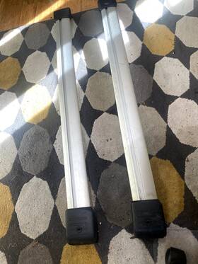 Ttm987654321 Volvo Roof Rack Cross Bars Set To Fit Xc70 2007-2016 Gray