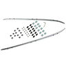 W37qnl Maxpeedingrods Pieces Silver Aluminum Luggage Roof Rack Rails For Mazda