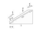 W712113s900 Ford Brand New Genuine Oem Roof Luggage Carrier Side Rail
