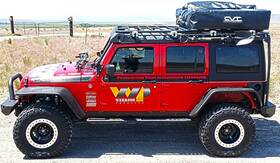 10984 Warrior Mod Rack For 07-18 Jeep Wrangler Unlimited Jk 4 Door