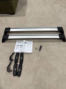 K390w Whispbar S25w Roof Rack And Foot Kit For Audi B8/8.5 A4 Or S4 Sedan 09-16