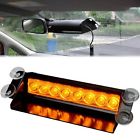 Windshield Unit Light Led Bright Emergency Warning Dashboard Amber Strobe 8