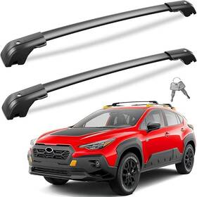 3049l Wonderdriver 2024 2025 Subaru Crosstrek Wilderness Roof Rack Cross Bars 260lbsanti-theft Lock