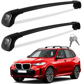 Wd-5703 Wonderdriver Lockable Roof Rack Cross Bars 260lbs Compatible With Bmw X5 G05 2019 2020 202