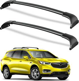 Wd103 Wonderdriver 220 Lbs Black Aluminum Roof Rack Cross Bars Fit For Buick Enclave 2018-2024