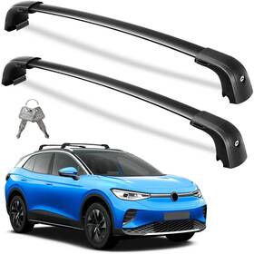 Wd3-102 Wonderdriver Vw Id.4 Roof Rack Cross Bars 2021-2026 Lockable 300lbs