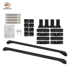 Wp2013300 Worldpicks Roof Rack Cross Bar Universal Luggage Carrier Adjustable Window Frame New
