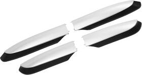 A22092800ux0087 X Autohaux 4pcs Roof Rack Rail Cover End For Toyota Rav4 Silver Tone Black