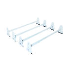 X37-f-wht Aa Products Heavy Duty Rain Gutter Van Roof Rack Round