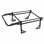 X38-sc-blk Aa Products Short Bed Truck Ladder Rack Side Bar With