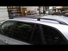 148.bm1510 X5 Bmw Luggage Roof Rack Left Rail Black Fits