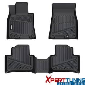 Xpt-cpd-ggv7022-1-bk Xpert-tuning Fits 22-25 Genesis Gv70 3d Molded Floor Mats Front Rear Carpets Tpe All Weather