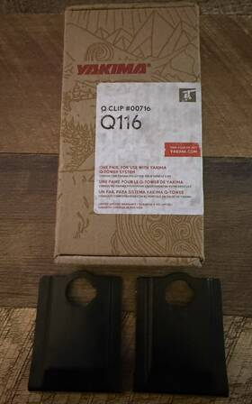 00716 Yakima Q Clip Q116 #00716 One Pair For Q-tower System With Original Packaging