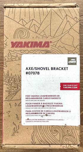 9075 Yakima 736745070786 Axe/shovel Bracket - Open Box