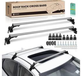 Ct2889 Yhtauto 48 Inch Car Universal Top Roof Rack Cross Bar Luggage Cargo Carrier Rails Aluminum