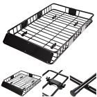 Ys-crr-33-008-64in Yessources Universal Roof Rack Cargo Car Basket Carrier 657258035232