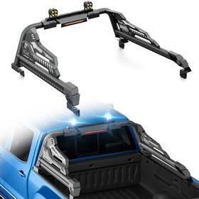 Frbr03051789 Yzona Adjustable Sport Roll Bar Bed Rack With Led Light For Tacoma/f150/sierra 1500 Truck