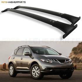 10789692 Zonemotive For Nissan Murano 2009-2014 Black Roof Cross Bar 2pcs Aluminum