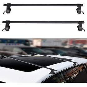 10789748 Zonemotive 48 Inch Universal Roof Top Luggage Cargo Cross Bars Rack Black Fits Chevrolet 10789748 Zonemotive 48 Inch Universal Roof Top Luggage Cargo Cross Bars Rack Black Fits Chevrolet