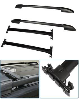 11253786 Zonemotive For 2008-13 Toyota Highlander Top Roof Rack Cross Bars And Side Rail Luggage