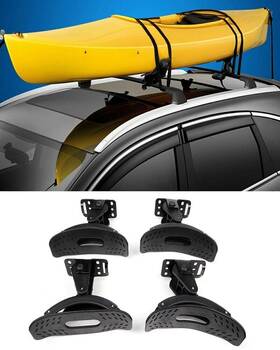 11253804 Zonemotive Car Kayak Rack Holder Carrier Saddle Watercraft Roof Canoe Universal