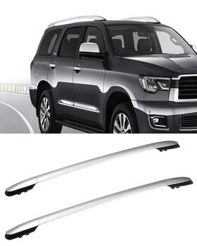 11253988 Zonemotive Roof Rail For 2013-2018 Toyota Rav4 Top Rack Side Rails Bar Aluminum Silver