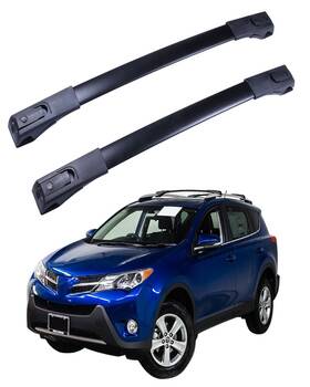 11253990 Zonemotive Cross Bar For 2013-2018 Toyota Rav4 Top Roof Rack Luggage Carrier Aluminum