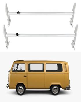 11254148 Zonemotive For Chevy Dodge Ford Gmc Express 500lbs Removable Roof Ladder Rack Van 2 Bars