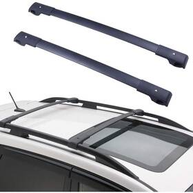 C10782795s Zonemotive Luggage Carrier Roof Rack Fits 2018-19 Subaru Crosstrek Cross Bars Set Black