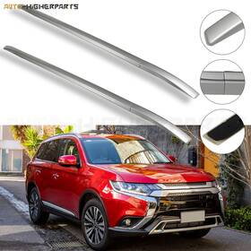 C10782862s Zonemotive For Mitsubishi Outlander 2013-2017 Rubber Roof Rack Rails Bar Set Luggage Cargo
