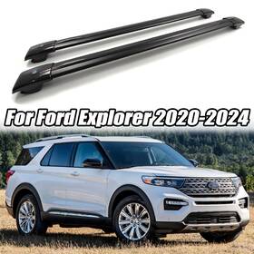 Hy010062 Ztt Aluminum Black Cargo Carrier Roof Racks Cross Bar For Ford Explorer 2020-2024 23