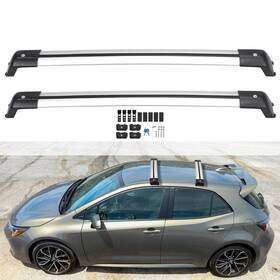 Of-cp-ad-1257 Zxmt Silver Roof Rail Rack Cross Bars Crossbar For 2019-25 Toyota Corolla Hatchback