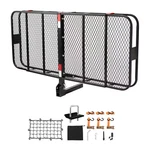 70 X 30 6 In. Hitch Cargo Carrier Folding With Reflective Reminder Lock. Fixed Price $195.09.