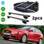 Audi A3 Sportback 8P 2004-2012 Roof Rack Cross Bars Carrier Silver Flush Rails. Fixed Price $119.00.