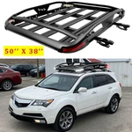 Roof Rack Luggage Cargo Basket + Cross Bars W/ Led Light For Acura Mdx 2007-2013. Fixed Price $229.15.