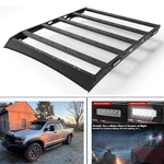 For 2007-2021 Toyota Tundra Crew Cab W/ Led Lights Top Roof Rack Cargo Carrier. Fixed Price $245.39.