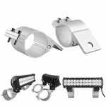 Roof Roll Cage Holder, 2 Tube Clamps Mounting Brackets Aluminum Nudge Bar .... Fixed Price $19.32.