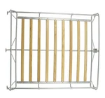 Vw Bug/super Beetle 49-77 Silver W/wood Slats Knockdown Style Roof Rack, AC89840. Fixed Price $304.95.